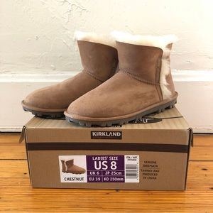 NWOT Kirkland Shearling Short Boot